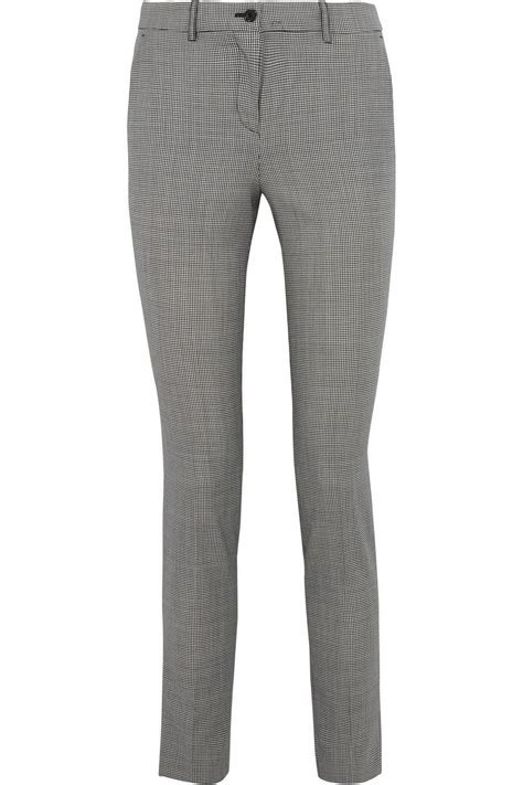 michael kors tan houndstooth suit pants|Michael Kors wool blend.